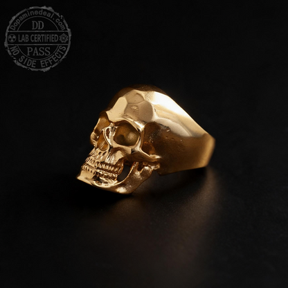 The Forbidden Gold — Heavyweight Skull Ring