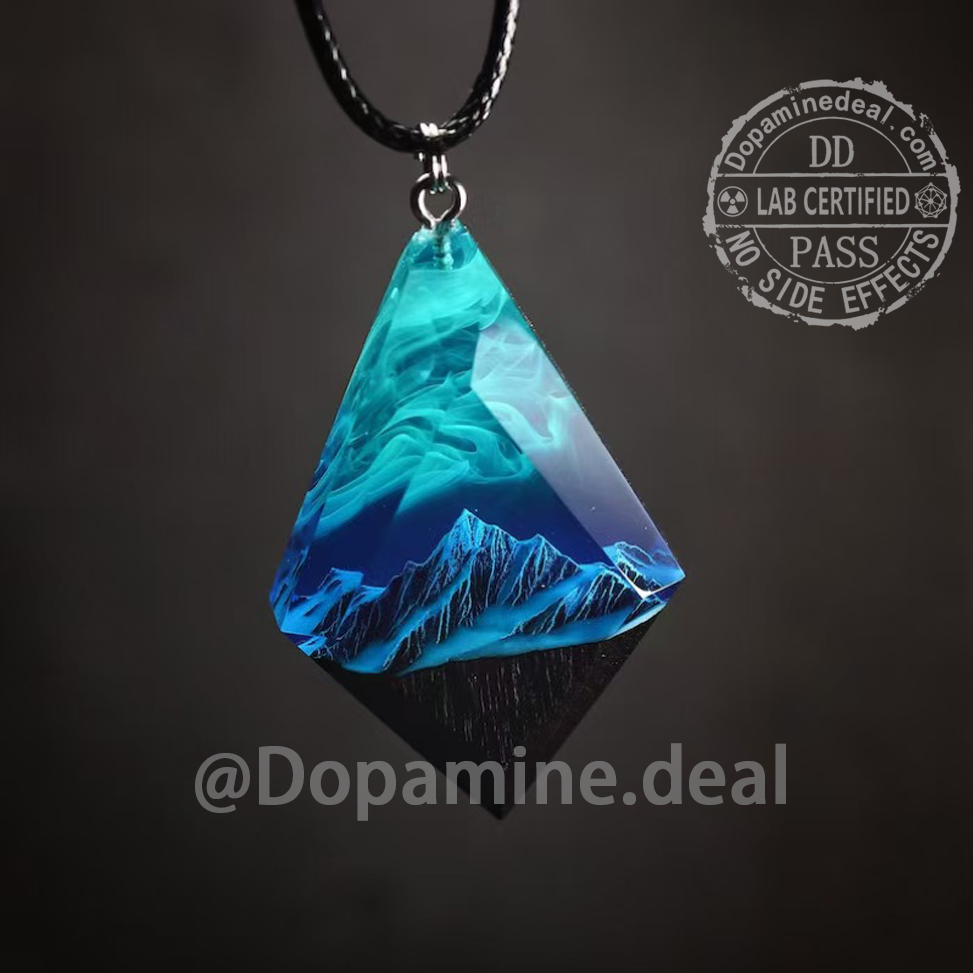 Lone Mountain · Diamond Resin Pendant