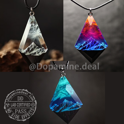 Lone Mountain · Diamond Resin Pendant