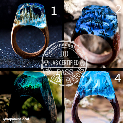 The Miniature World Ring · 20 Natural Landscapes · Buy One, Get One Free