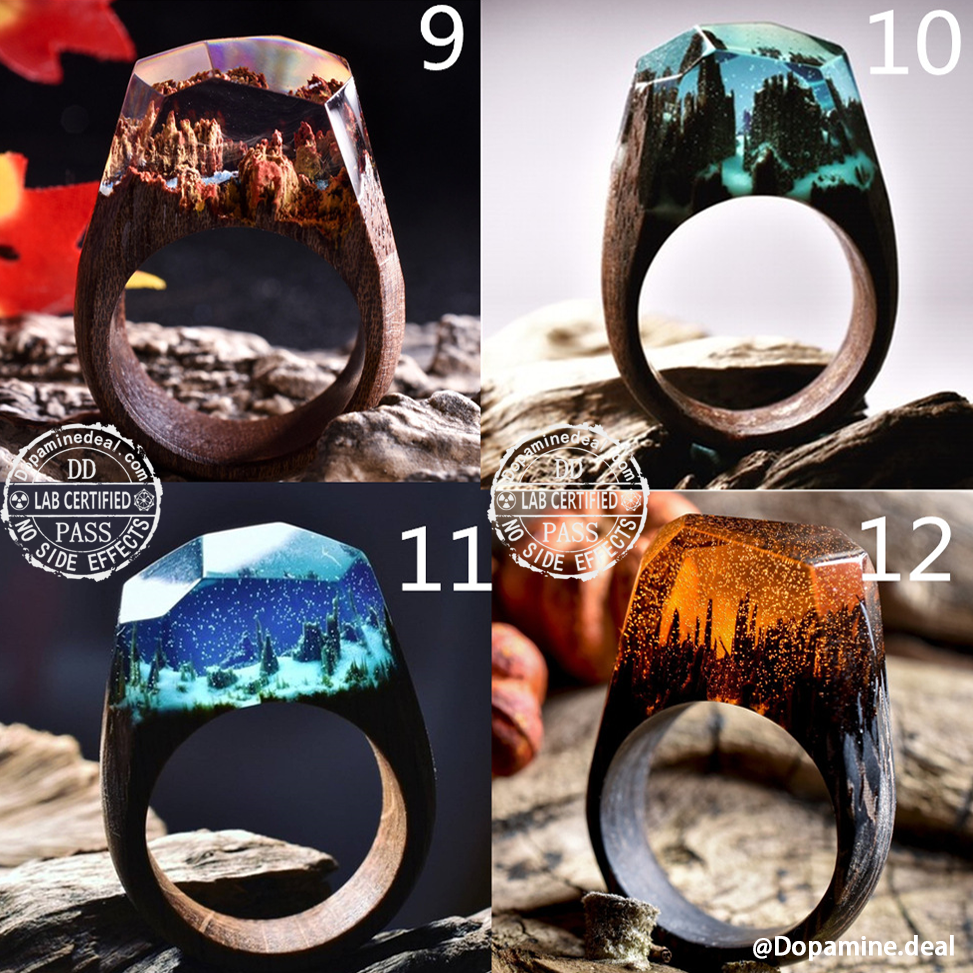 The Miniature World Ring · 20 Natural Landscapes · Buy One, Get One Free